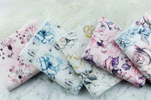 Load image into Gallery viewer, August Rose Burp Cloth Set